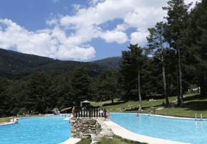piscinas Berceas, en Cercedilla