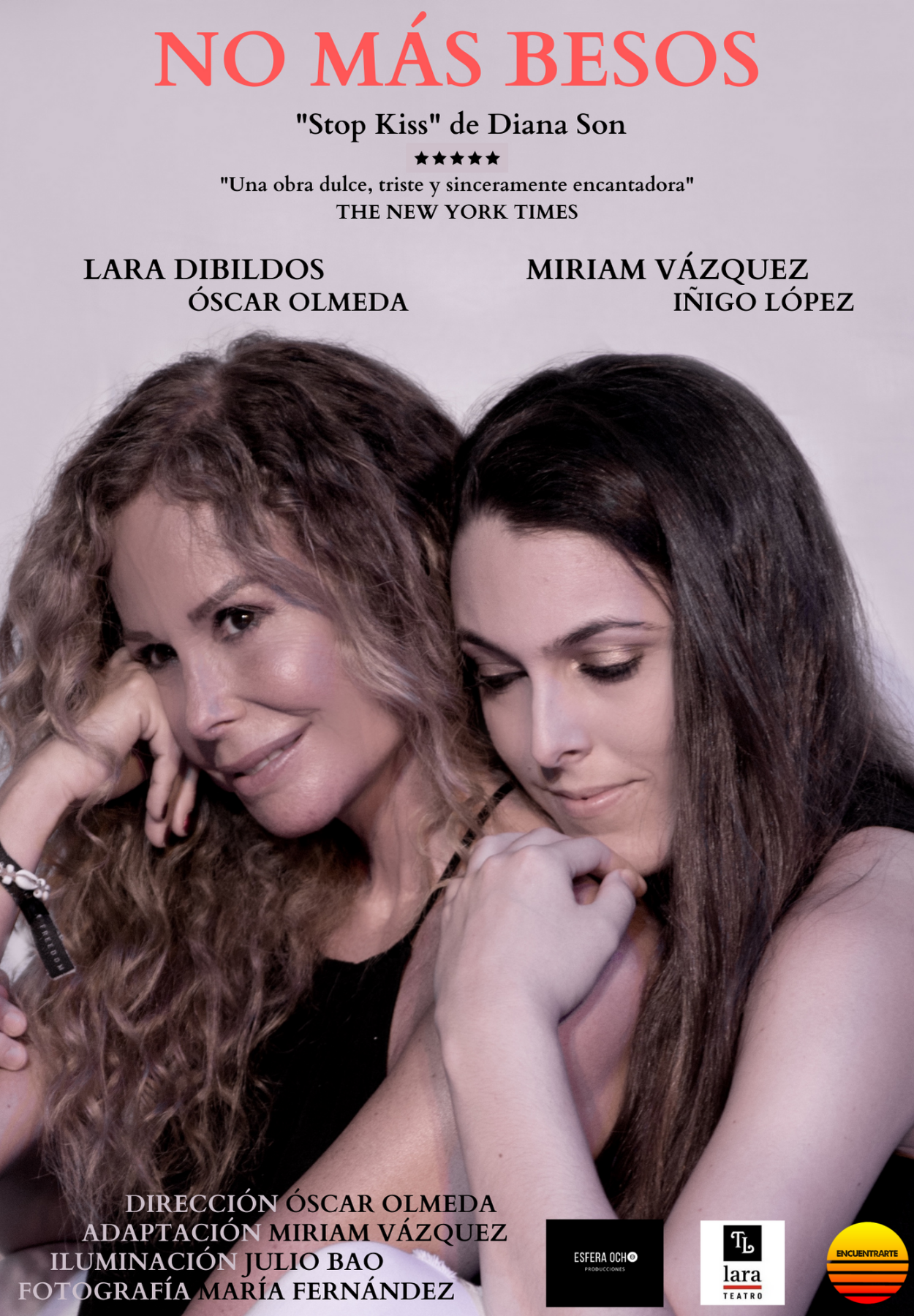 obra teatro lara No más besos