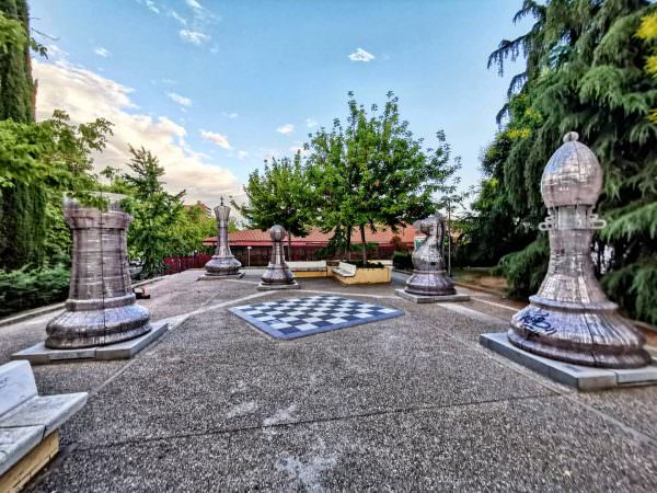 Ajedrez gigante en Madrid