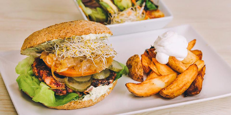Restaurante vegano Viva Burger