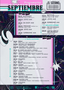 programación sala el sótano septiembre